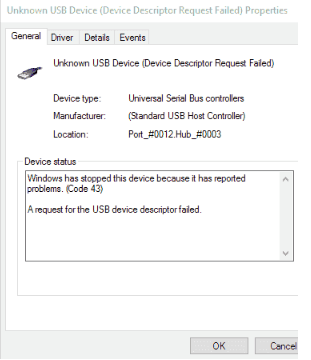Unknown USB Device Properties
