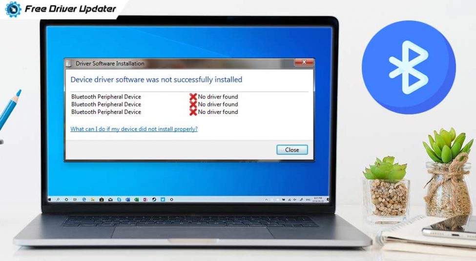 “Bluetooth Peripheral Device Driver Not Found” Error [Solved]