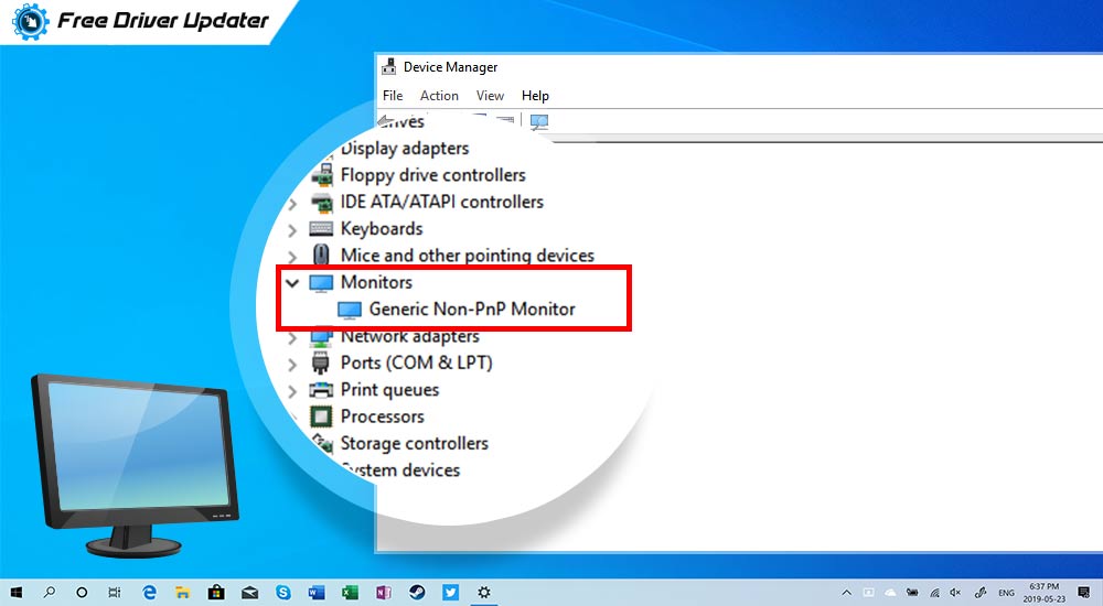 monitor type generic pnp monitor