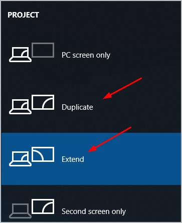 Alter your Project Mode to Fix Second Monitor Not Detected Issue
