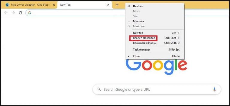 How to Open a Recently Closed Tab in Chrome Step by Step