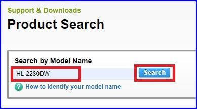 Select the Product search option