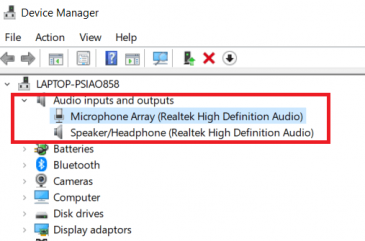 mirillis action microphone grayed out