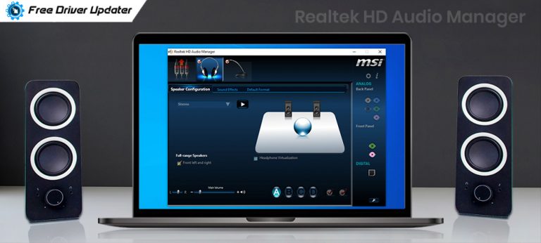 realtek hd audio manager software download windows 10