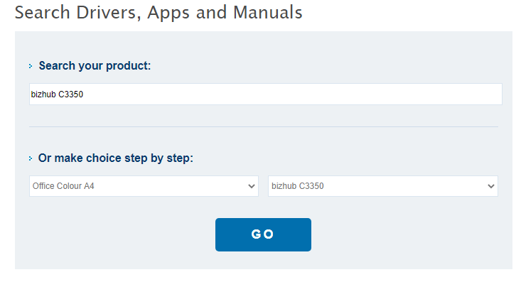 Konica Minolta Drivers Downloads