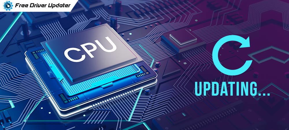 how to update cpu drivers on my omputer