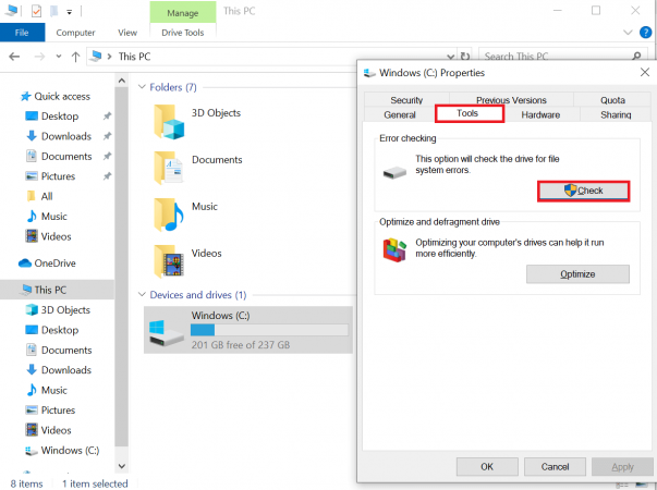 Scanning and repairing drive c windows 10 зависла