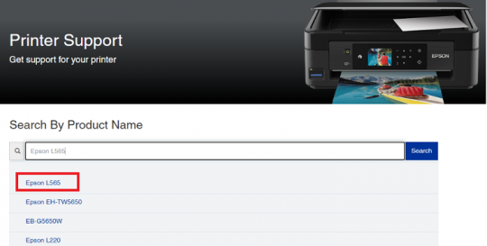Download and Update Epson L565 driver for Windows 10,8,7