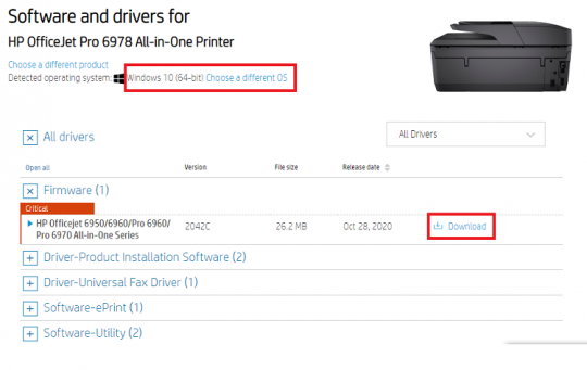 download driver for hp 6978