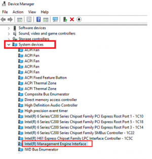 Intel management engine interface ошибка код 37