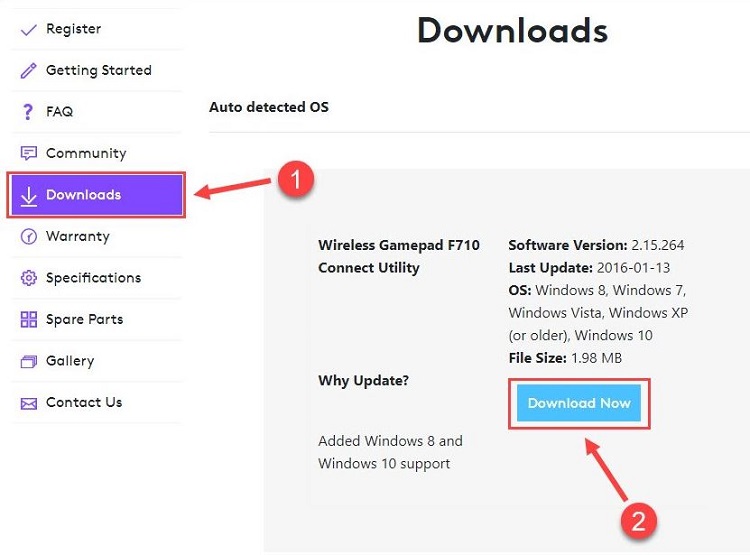 logitech connect utility