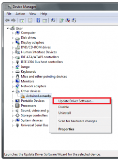 install arduino leonardo driver windows 10