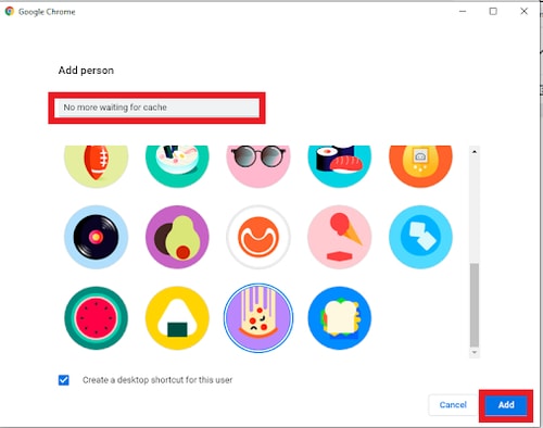 add person in google chrome