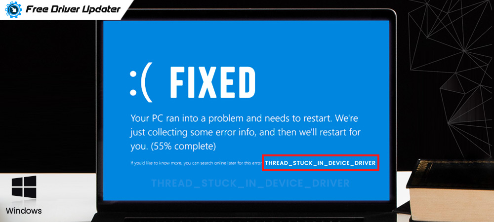 thread stuck in device driver blue screen