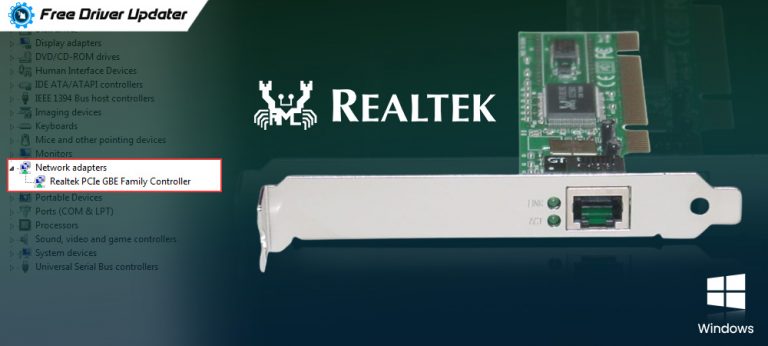 what is realtek pcie fe family controller windows 10