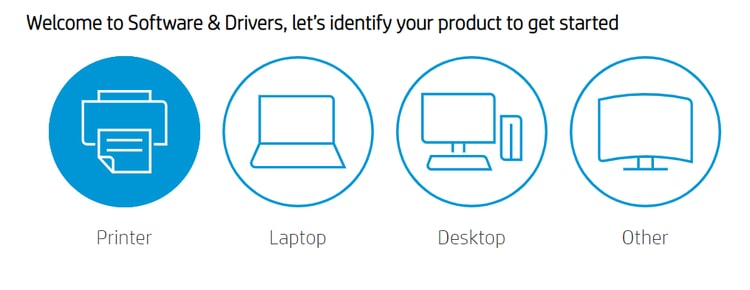 identify product for software and driver