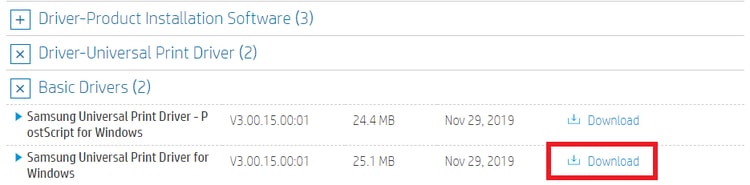 Download samsung universal print driver