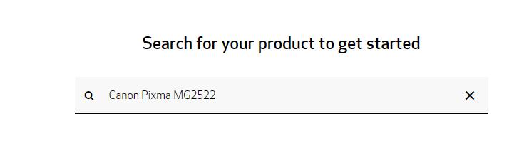 search for your printer model