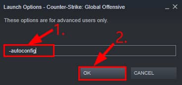 autoconfig for Launch Counter Strike