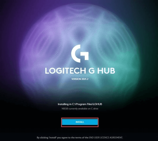 Install Logitech G HUB