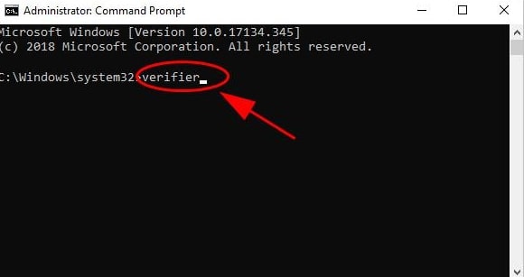 Type Verifier in Command Prompt