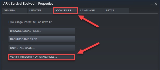 Go to local files and click on verify the integrity of game files option