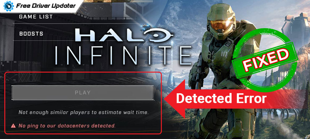 Fix Halo Infinite No Ping to Our Data Centers Detected Error