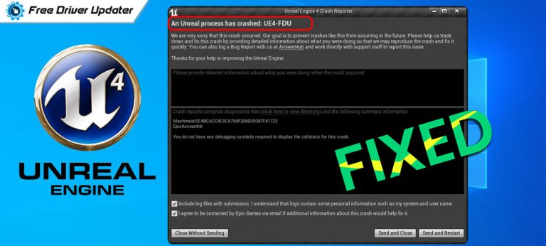 Fix Unreal Engine4 Crashing SOLVED Quick Tips 768x346 