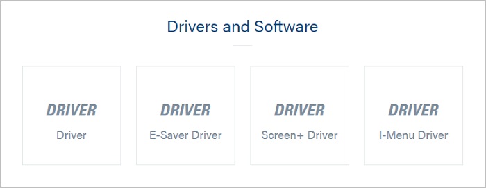 Find the Driver option available in the Drivers & Software section
