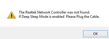Fix Network controller was not found error