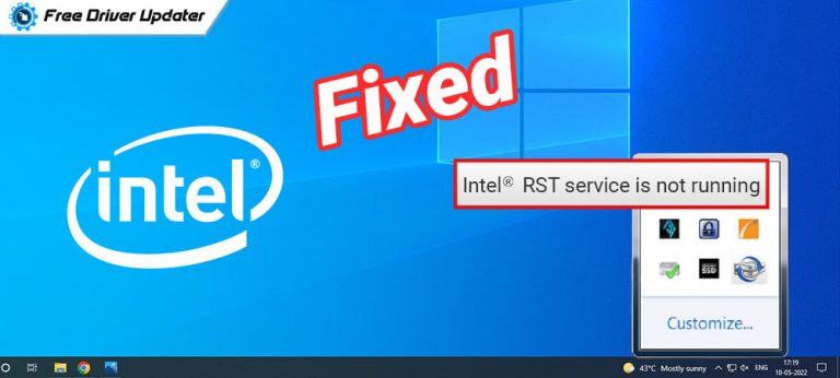 FIXED: Intel RST service is not running on Windows 11/10/8/7