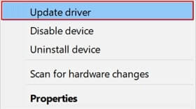 Update driver