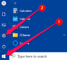 Click right on Windows icon on the Taskbar. Open the Microsoft Windows Settings