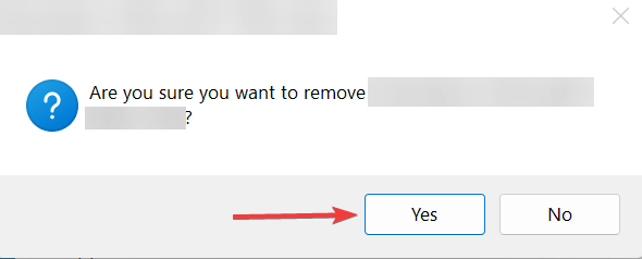 Are you sure you want to remove