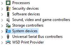 System devices
