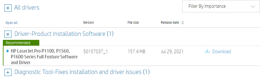 hp lj 1606dn driver