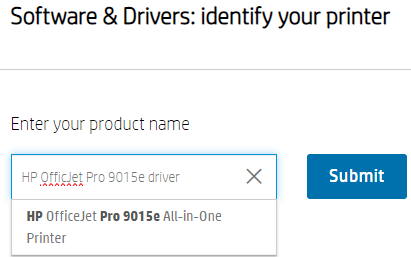HP OfficeJet Pro 9015e driver