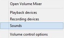 Check microphone settings and Right-click on the volume icon in the system tray and select Sounds